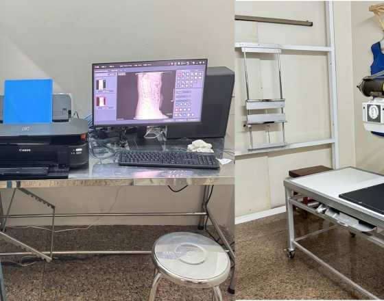 Kết Hợp Máy X-Quang Cũ Và Tấm Nhận Ảnh Kỹ Thuật Số (DR)